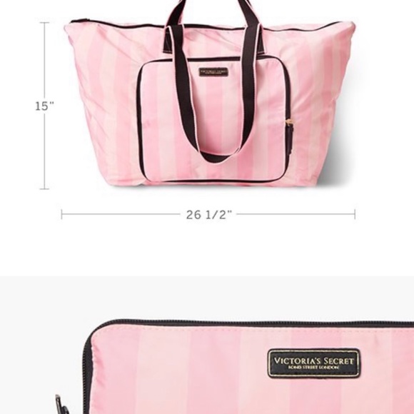 Vs carry-on suitcase slippers backpack keychain 2 bags/ totes NO EXTRA BAGS!!! - Picture 14 of 14